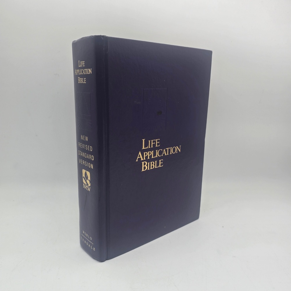 Life Application Bible NRSV New Revised Standard Version Hardcover Indexed Plum